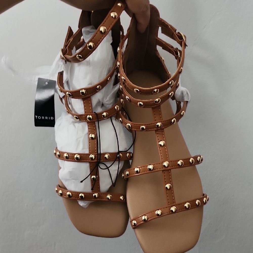 Torrid Tan Studded Women's Sandals